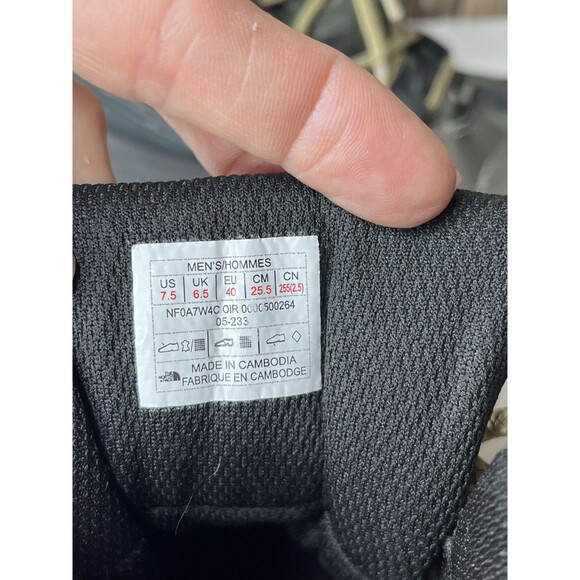 The North Face Chilkat V Cognito Black Waterproof Hi Top Sneakers Boots Men 7.5 main image 5